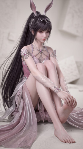 Woman in pink dress close up 202607100728.1
