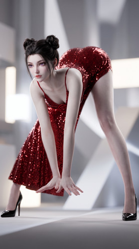 Woman in purple outfit 2K 202607060147.1