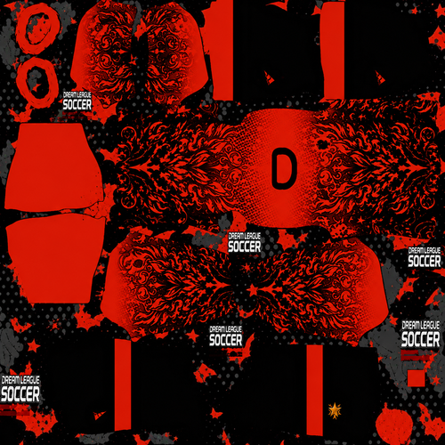 a flat 2d graphic texture template design on a squ.png