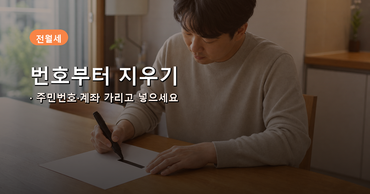 개인정보 가리고 계약서를 AI에 넣는 방법 안내