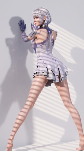 Woman in white dress 2K 202607121811.1