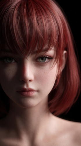 Woman face mysterious gaze 2K 202607121329.1