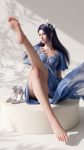 Woman in blue dress posing 202607181149.jpg
