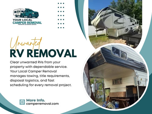 Choosing Unwanted RV Removal is often the simplest way to eliminate an unused vehicle that has become more of a burden than a benefit. Acting before the condition worsens can help avoid unnecessary expenses and free up valuable property space.

Phone no: +1(844) 474-2429

Read Our Blogs:
https://camperremoval.wixsite.com/rvremoval/
https://camperremovalservices.medium.com/
https://camperremoval.mystrikingly.com/

More Links:
https://c8ke.me/camperremovalservices
https://www.ted.com/profiles/50939054/about
https://speakerdeck.com/camperremoval
https://www.behance.net/camperremoval