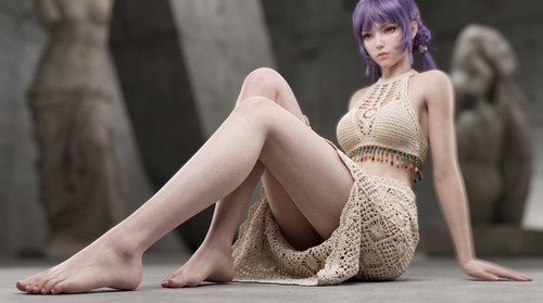Woman in crochet outfit pose 202607182046.jpg