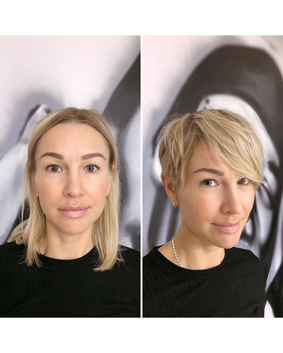 Women risk cutting their hair and realize that they only gained from it 5fec403a5bd80 880 bordered.jpg