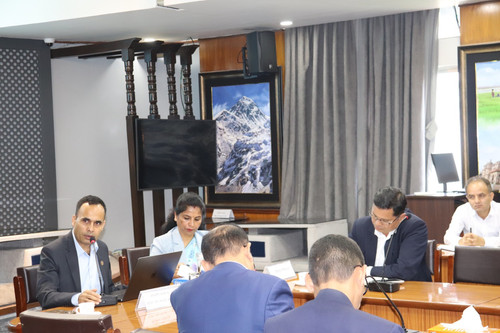 Minister of Communications Dr. Timilsina instructs employees to work responsibly to see results