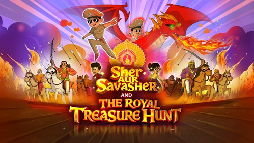 Atoz Cartoons Premium Little Singham Sher Aur Savasher And The Royal Treasure Hunt.jpg