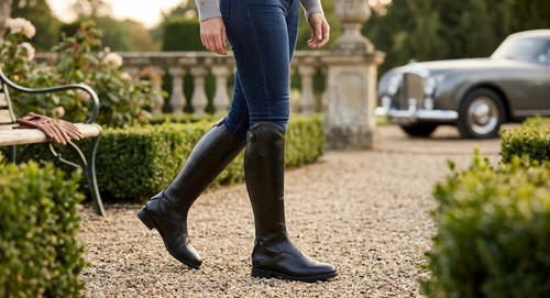 Women Zip Long Riding Boots for Walking.jpg