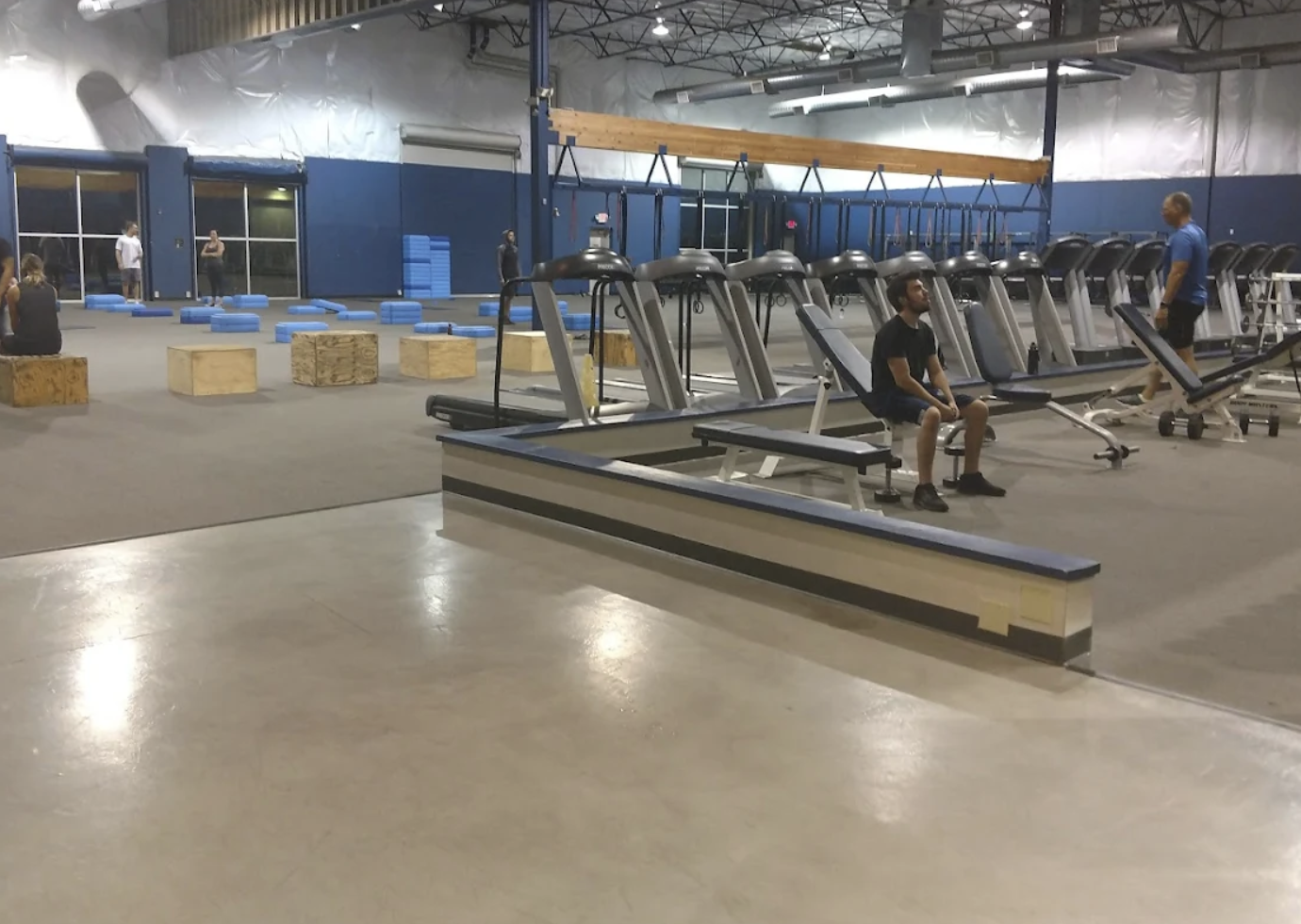 Training floor at Fitness MD in Roseville, California