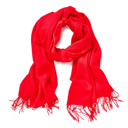 Plain Merino Wool Scarf Red 1 (1).jpg