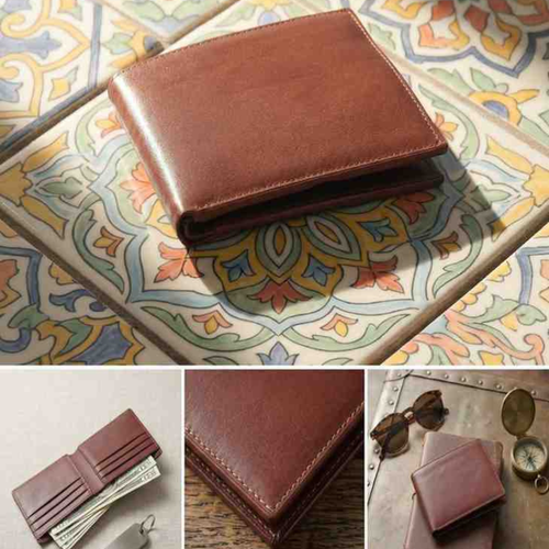 Slim Leather Wallet for Men – Stylish & Functional| Attreestyle.png