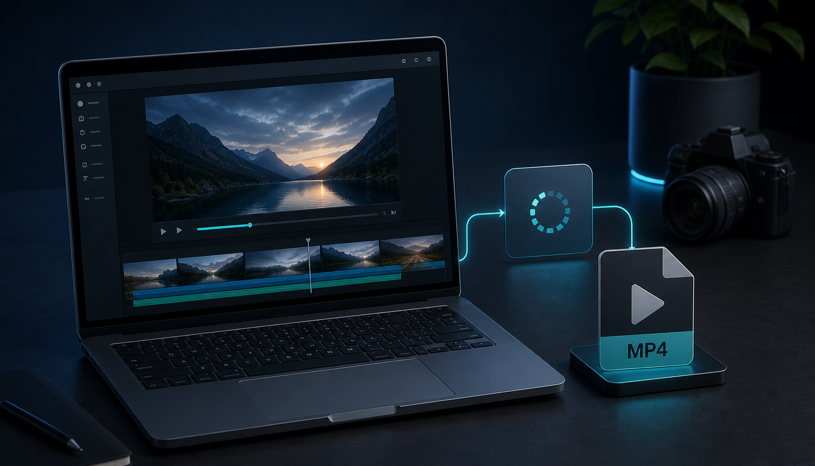 Browser export workflow in VideoFlow