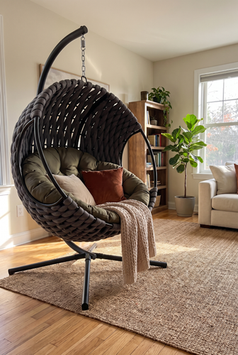 DHS hanging egg chair with height-adjustable chain.png