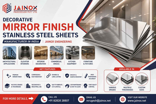 Decorative Mirror Finish Stainless Steel Sheets Manufacturer in India Jainox Engineering.jpg