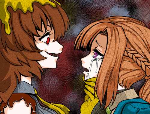 Sara llorando Kimi ga Shine.png