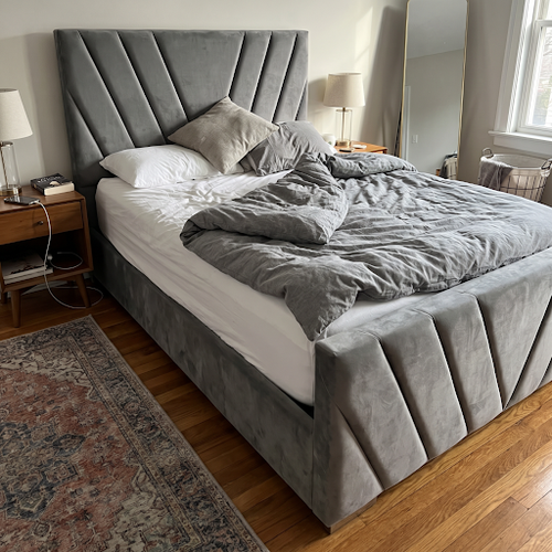 How a king size ottoman bed with mattress rebuilt the cottage spare room.png