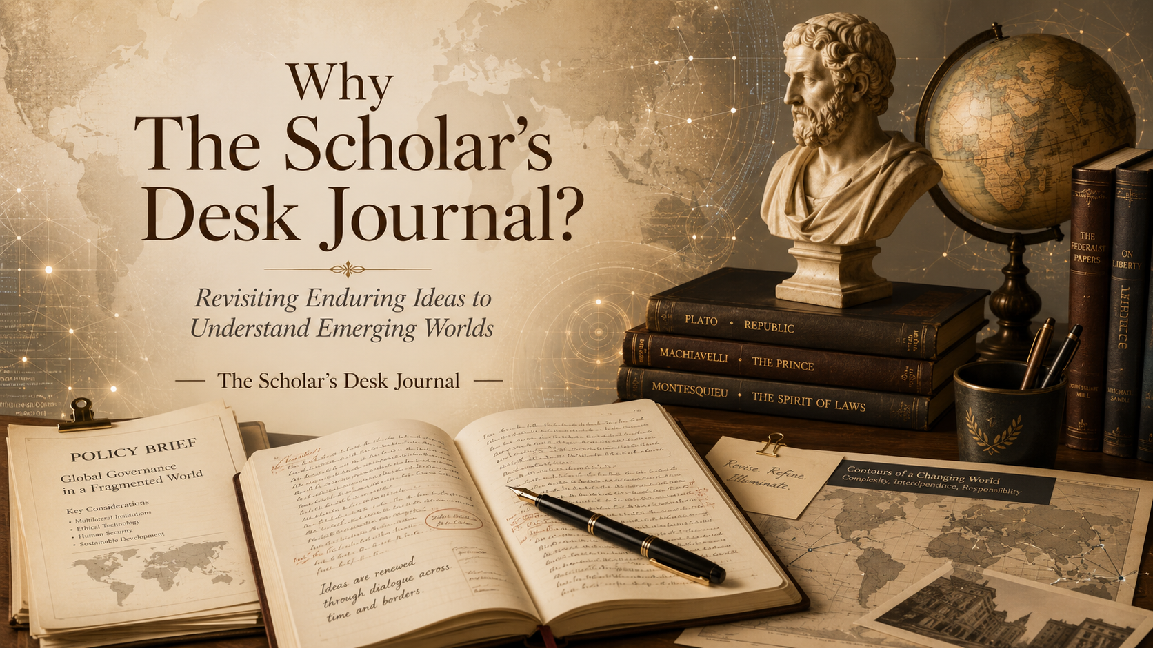 Why The Scholar’s Desk Journal?
