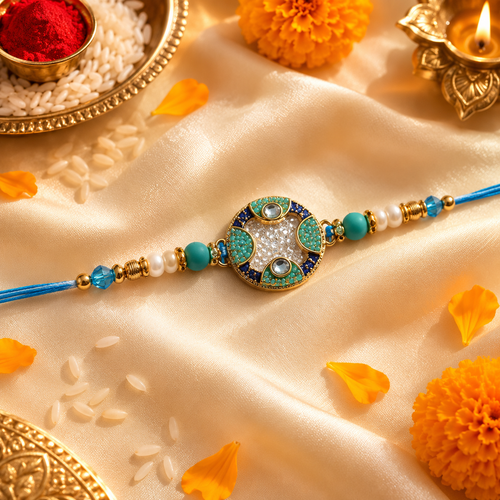 Premium handcrafted designer rakhi