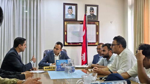 Weak media cannot ask strong questions: Minister Dr. Timilsina
