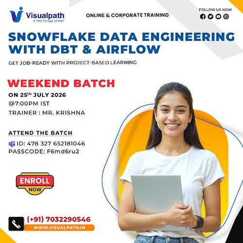 Snowflake Data Engineering with DBT & Airflow – Weekend Batch.jpg