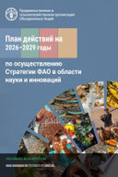 Обложка книги «План действий на 2026–2029 годы по осуществлению Стратегии ФАО в области науки и инноваций» - FAO