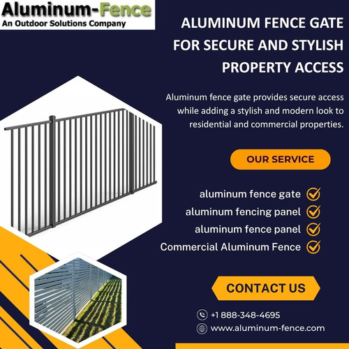 Aluminum Fence Gate for Secure and Stylish Property Access.jpg