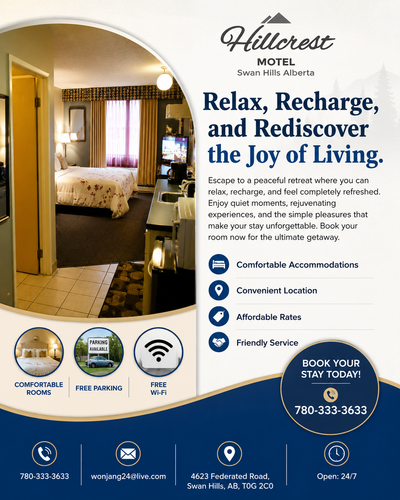 Affordable Comfort at Hillcrest Motel – Swan Hills, Alberta.png