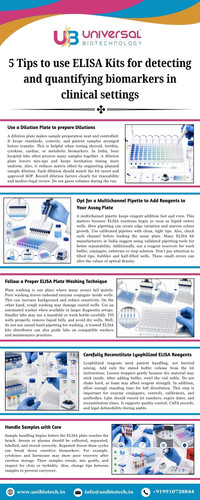 5 Tips to use ELISA Kits for detecting and quantifying biomarkers in clinical settings.jpg