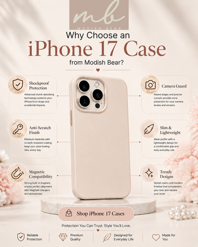 Stylish iPhone 17 Case Modish Bear | Modish Bear.png
