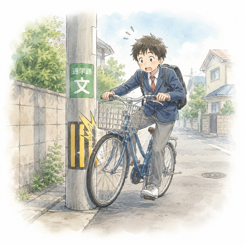 42. ぶつかります — menabrak.png