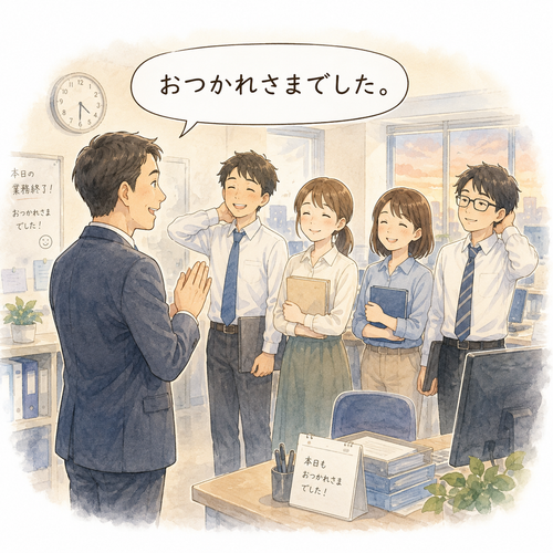38. おつかれさまでした。— terima kasih atas kerja samanya.png
