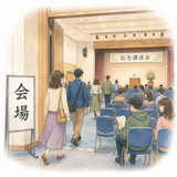 30. 会場（かいじょう）— tempat, venue
