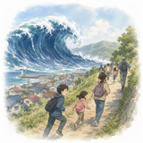 22. 津波（つなみ）— tsunami
