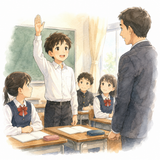 1. 答えます（こたえます）［質問に～］— menjawab
