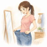 11. やせます — menjadi kurus
