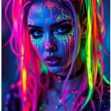 mujer neon