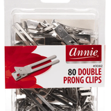 Annie Double Prong Clips (80 Count)
