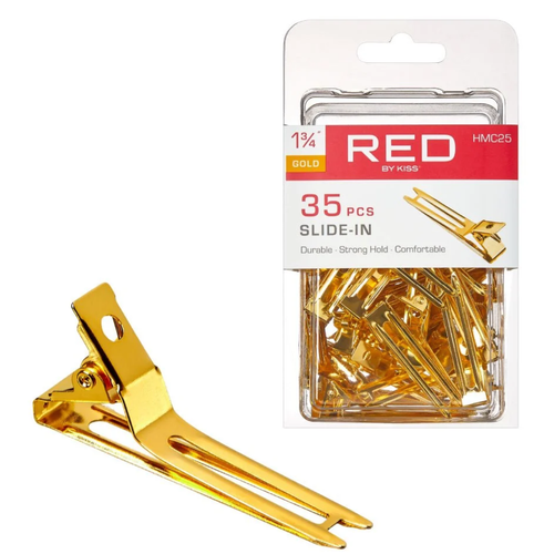 Red by Kiss Slide In Clips (35 Count) Gold.png