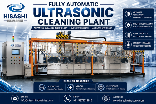 Fully Automatic Ultrasonic Cleaning Plant – Hisashi Industries.2