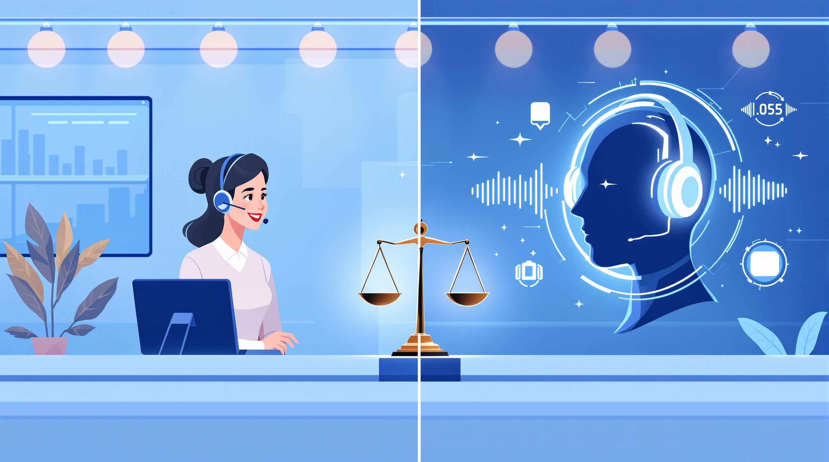 Agent vocal IA vs receptionniste : la vraie comparaison des couts en 2026