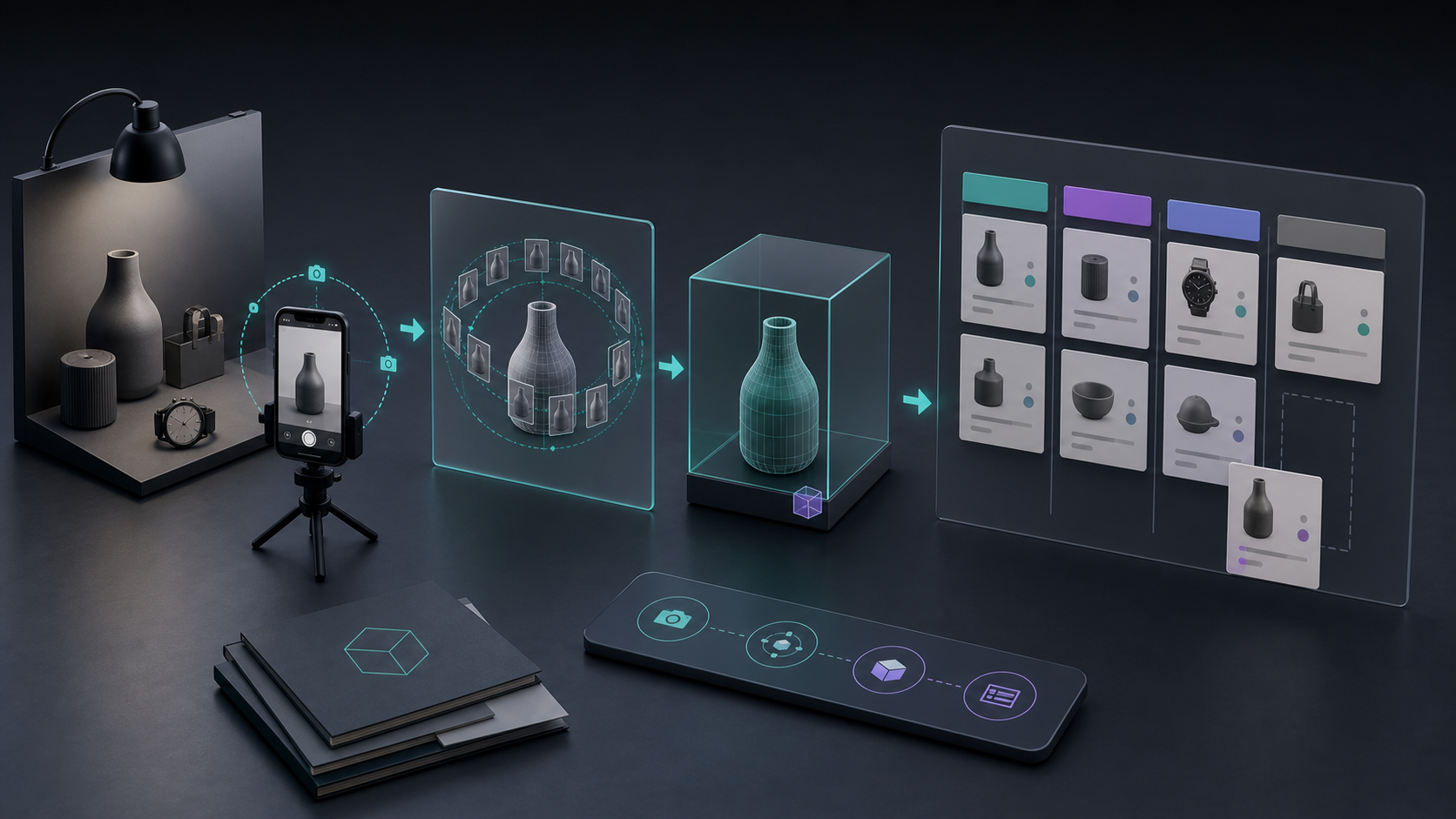 Three ecommerce products ranked for 3D capture priority