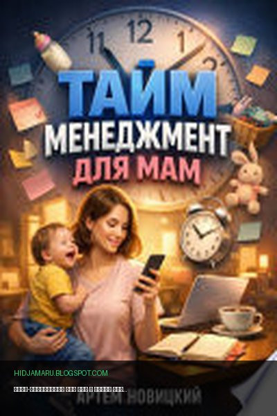 Обложка книги «Тайм-менеджмент для мам» - Артем Новицкий
