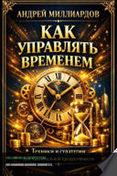 Обложка книги «Как управлять временем. Техники и стратегии для максимальной продуктивности» - Андрей Миллиардов