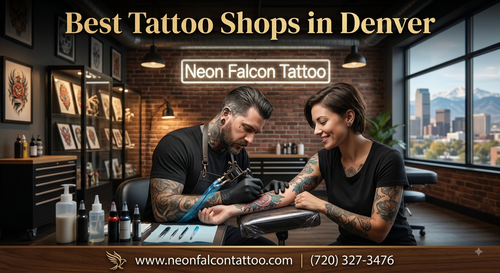 Best Tattoo Shop in  Denver | Neon Falcon Tattoo Studio.png