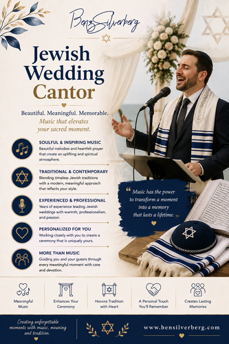 Jewish Wedding Cantor Services in Toronto.2
