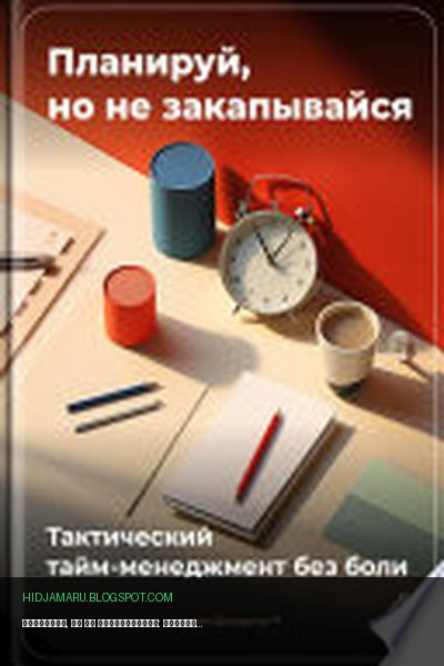Обложка книги «Планируй, но не закапывайся: Тактический тайм-менеджмент без боли» - Артем Демиденко