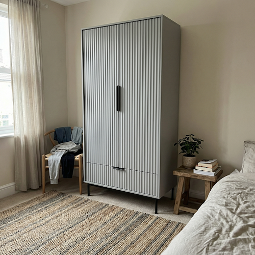 Lovely Addition to Bedroom: Compact 2 Door Wardrobe.png