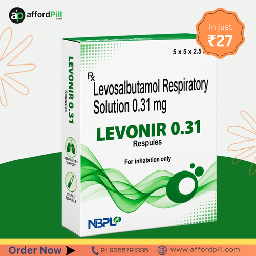 Finding healthcare products from a reliable pharmacy can make online shopping easier and more convenient. Levonir 0.31 Respules should be used only according to the advice of a qualified healthcare professional and the instructions provided with the product. Before use, carefully read the label and follow the prescribed directions.

At Affordpill, we aim to make healthcare shopping simple and convenient. Customers can explore healthcare products online, review important product information, and choose products from a trusted source. We focus on genuine products, competitive pricing, secure ordering, and dependable customer support.

Before ordering Levonir 0.31 Respules, check the product details, packaging, expiry date, and storage instructions. If you have questions about the medicine, its use, or your prescription, speak with your doctor or pharmacist. Do not change the prescribed dose or treatment without professional advice.

A reliable online pharmacy can help make healthcare shopping more comfortable by allowing customers to browse products from home. Affordpill works to provide a smooth online experience while keeping quality, convenience, and customer service in focus.

Responsible medicine use starts with the right information and professional guidance. When purchasing Levonir 0.31 Respules, choose a reliable pharmacy and always follow your healthcare professional's instructions.

Order Now:-https://www.affordpill.com/products/levonir-0-31-respules
E-mail :-info@affordpill.com
Address :-  D-67, Sector-6, Noida, Uttar Pradesh - 201301
Content No:- +91 9355791335, 9818310317
