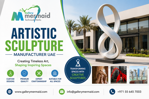 Artistic Sculpture Manufacturer UAE – Gallery Mermaid.png